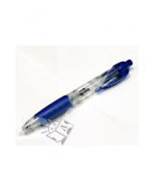 Картинка к книге Silwerhof - Ручка гелевая синяя с нажимом Silwerhof Classic (011036-02)