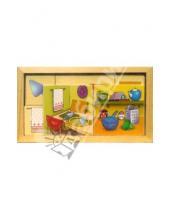 Картинка к книге Картинки разрезные - Лото геометрическое "Кухонная утварь" (Д-317)
