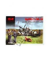 Картинка к книге Сборные модели (1:48) - Spitfire Mk.IX with RAF Pilots & Personnel (48801)
