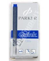 Картинка к книге Parker - Картриджи чернильные "Quink" (5 штук, синие) (PR469.451.509)