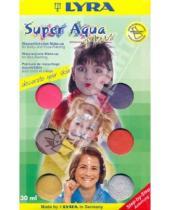 Картинка к книге LYRA - Краски 6 цветов, грим-Боди-Арт Super Aqua plus (184S06В5)