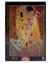 Картинка к книге Картины великих художников - Пазл-1500 "Поцелуй, Климт" (13794)