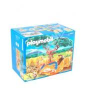 Картинка к книге Playmobil - Стая львов с обезьянками (4830)