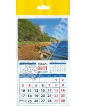 Картинка к книге Календарь на магните  94х167 - Календарь 2011 "Пейзаж с соснами и озером" (20122)