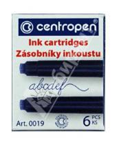 Картинка к книге Катриджи для перьевых ручек - Баллончики для перьевой ручки 6 штук в упаковке, синие (100190601)