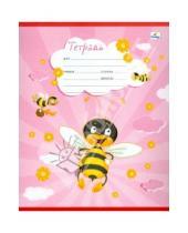 Картинка к книге Эксмо-Канц - Тетрадь "Пчелки. Дизайн 2", 12 листов, клетка (ТК123232)