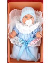 Картинка к книге Куклы - Кукла-младенец Мило в голубом, плачущий, 26см. (4406В)