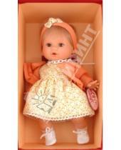 Картинка к книге Куклы - Кукла-младенец Лаура блондинка в оранжевом (5503O)