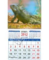 Картинка к книге Календарь на магните  94х167 - Календарь на 2012 год. "Год дракона" (20234)