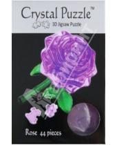 Картинка к книге 3D головоломки - Головоломка РОЗА пурпурная (90413)