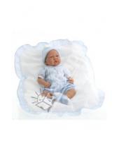 Картинка к книге JUAN ANTONIO munecas - Кукла-младенец "Эрик" в голубом, озвученная, 40 см (3040B)