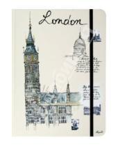 Картинка к книге City Journal - Книга для записи линованная на резинке "Лондон-сити" (60247)