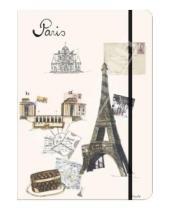 Картинка к книге City Journal - Книга для записи линованная на резинке "Париж-сити" (60248)