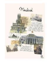 Картинка к книге City Journal - Книга для записи линованная на резинке "Мадрид" (60500)