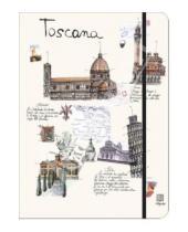Картинка к книге Travel Journal - Книга для записи линованная на резинке "Тоскана" (60566)