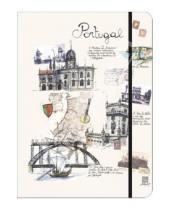 Картинка к книге Travel Journal - Книга для записи линованная на резинке "Португалия" (60586)