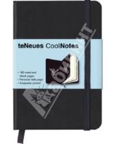 Картинка к книге CoolNotes - Книга для записей  линованная  на резинке, черная. (60638)