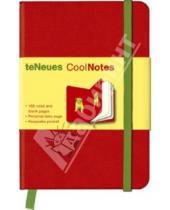 Картинка к книге CoolNotes - Книга для записей  линованная  на резинке, красная. (60710)
