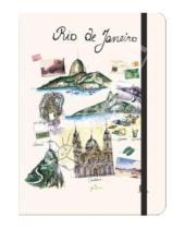 Картинка к книге City Journal - Книга для записи линованная на резинке "Рио-де-Жанейро" (60752)