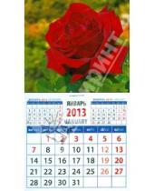 Картинка к книге Календарь на магните  94х167 - Календарь 2013 "Роза" (20327)