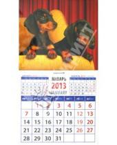Картинка к книге Календарь на магните  94х167 - Календарь 2013 "Щенки" (20330)
