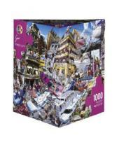 Картинка к книге Puzzle + Poster - Puzzle-1000 "Городская жизнь, Kravarik" (29126)
