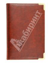 Картинка к книге Эксмо-Канц - Ежедневник недатированный 152 листа "Nappa", А5, коричневый (ЕК515201)