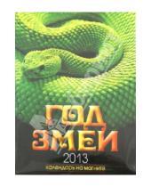 Картинка к книге Календари 2013 - Календарь 2013 прямоугольный на магните "Год змеи"