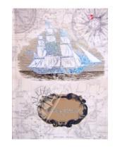 Картинка к книге Эксмо-Канц - Книга для записей 80 листов "Старинный корабль" А6 (КЗФ6801268)