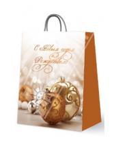Картинка к книге Феникс-Презент - Бумажный пакет для сувенирной продукции "С Новым годом и Рождеством" (27612)