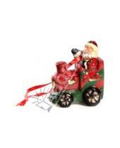 Картинка к книге Феникс-Презент - Новогоднее подвесное елочное украшение «Санта в поезде» (Ф21-2112)