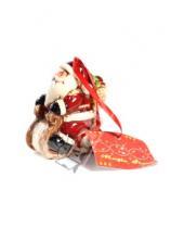 Картинка к книге Феникс-Презент - Новогоднее подвесное елочное украшение «Санта в санях» (25688)