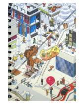 Картинка к книге Виктория Арте - Тетрадь "Сим-Сити" на спирали в пластиковой обложке с играми (N148)