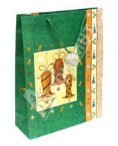 Картинка к книге Фабрика Деда Мороза - Пакет новогодний подарочный  30х38,5х10,5 см. (M01-12)