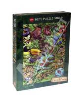 Картинка к книге Flora & Fauna - Puzzle-1000 "Обитатели тропического леса, коллажи" (29617)