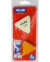 Картинка к книге Milan - Набор ластик + точилка (треугольная) (BYM 10005)