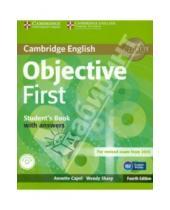 Картинка к книге Wendy Sharp Annete, Capel - Objective First 4 Edition  Student's Book with answers + CD-ROM