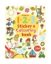 Картинка к книге Usborne - 123 Sticker and Colouring Book