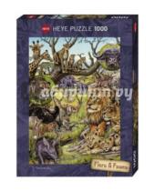 Картинка к книге Flora & Fauna - Puzzle-1000 "Животный мир саванны, коллажи" (29661)