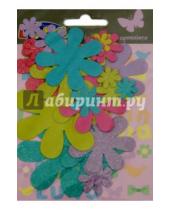 Картинка к книге LUNA - Цветы с блестками для декора, 25 штук (0620264)