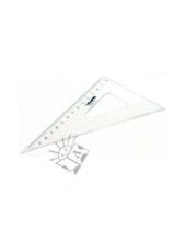 Картинка к книге Leniar - Треугольник 14 см, 30 и 60 градусов прозрачный (10025, 10023)