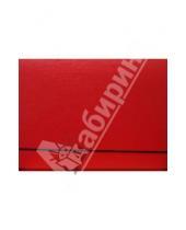 Картинка к книге Donau - Папка картон. 2075001PL-04 на резинке (красная)