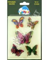 Картинка к книге Порхающие наклейки - Наклейки детские "Бабочки 3" (BFS003)