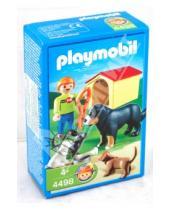 Картинка к книге Playmobil - Собачка со щенками у будки (4498)
