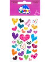 Картинка к книге Воздушные наклейки - Наклейки детские "Сердца" (CPS008)