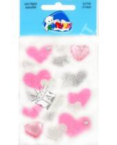 Картинка к книге Блестящие наклейки - Наклейки детские "Сердечки" (JGS004)
