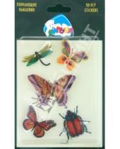 Картинка к книге Порхающие наклейки - Наклейки детские "Бабочки 7" (BFS007)
