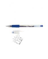 Картинка к книге CROWN - Ручка гелевая с резиновой вставкой синяя (HJR-500RВ)
