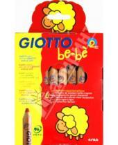 Картинка к книге Fila - Набор "GIOTTO be-be": 6 цветных трехгранных карандашей + точилка (460100)
