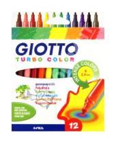 Картинка к книге Fila - Набор фломастеров "Giotto Turbo color" 12 цветов  (071400)